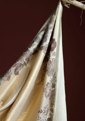 Pashmina Zari Jamawar Shawl D - 41 - Off White