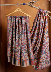 Pashmina Jamawar Shawl D#19 - Skin