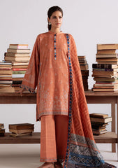 Winter - Cross Stitch - Khaddar Unstitched 25 - KAR#104 - AMBER MIRAGE