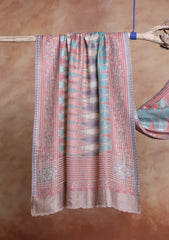 Pashmina Jamawar Scarf D#114 - Skin