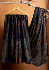 Pashmina Zari Jamawar Shawl D#08 - N Blue