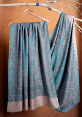 Pashmina Jamawar Shawl D#164 - Skin