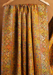 Pashmina Zari Jamawar Shawl D#57 - Mustard