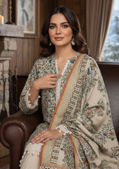 Winter - Riwaj - Printed Marina - 3 Pcs - Wool Shawl 25 - D#61