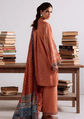 Winter - Cross Stitch - Khaddar Unstitched 25 - KAR#104 - AMBER MIRAGE