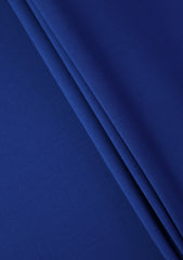 Italian Suiting Tropcial Selvage Plain Wool Fabric - R Blue