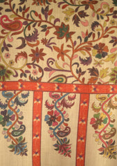 Digital Printed Wool Shawl D - 08 - Brown