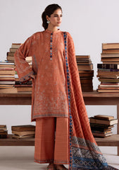 Winter - Cross Stitch - Khaddar Unstitched 25 - KAR#104 - AMBER MIRAGE