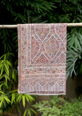Pashmina Kani Jamawer Scarf D - 38 - Fawn