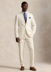 Loro Piana Lightest Suiting Super 150's Wool & Silk Fabric - Off White