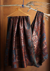 Pashmina Zari Jamawar Shawl D#47 - D Maroon