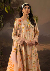 Winter - Riaz Arts - Neelum - Self Jacquard Leather Peach - NL25#07