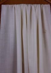 Pashmina Embroidered Border Shawl D#01 - White 2