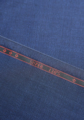 Drago Lanificio Biella Super 130's Wool Fabric - Blue