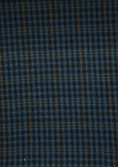 Tweed Rahat Check Wool Fabric - F Green