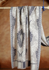 Pashmina Jamawar Scarf D#66 - M Grey