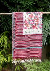 Pashmina Ari Work Scarf D - 15 - Off White