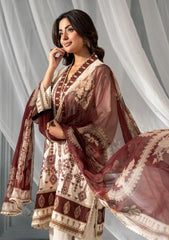 Winter - Meerak - Embroidered Linen 25 - Beige Rose