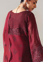 Formals - Alizeh - Aymal - Luxury Bamber Chiffon 25 - D#2200 - RIKA MAROON