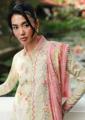 Lawn - Qalamkar - Q Prints - Unstitched 26 - QQL#03-A - Mairi