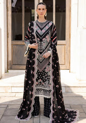 Lawn - Marjjan - Ruhi - Unstitched 25 - MLL-01 B (BLACK)