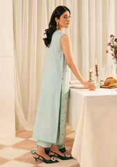 Lawn - Sahar - Jacquard Embroidered - FL-V1-S25-04 - Crystal Sky