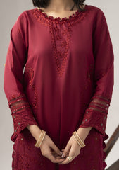 Lawn - Rayasha - Embroidered - RL#1303 - Wine Luxe