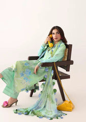 Lawn - Roheenaz - Rosette Unstitched 26 - RUNSS25#61B - MORNING DEW