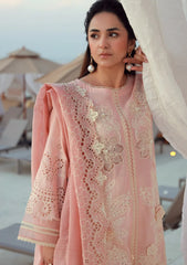 Lawn - Marwat Textiles - Gulmina - Unstitched 25 - D#07 - Pink Lilly