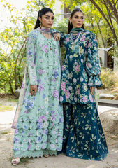 Lawn - Elaf Premium - Prints 25 - ECD#1B - AZURE FERN