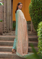 Formals - Zainab Fazlani - Elysian - Luxury Chiffon 25 - ZFEC#01 - Aqua Noor
