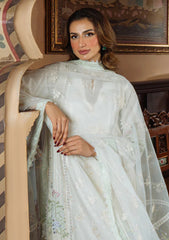 Lawn - Sahar - Festive Chikankari - CK-25-V1-09 - Vanilla Sky