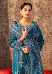Lawn - Irtiqa Ali - Luxury 25 - IA#15 - Turquoise Tapestry