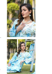 Lawn - Sidra Aleem - Print Series 25 - Sky