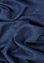 Ermenegildo Zegna Wool & Silk Fabric - D Blue