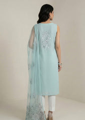 Formals - Riwaj - Fancy 26 - Chikankari & Mukesh - 2 Pcs - D#01 - S Green