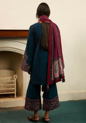 Winter Collection - Jugnu by Hussain Rehar - Autumn Winter - Ashen