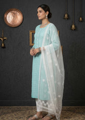 Formals - Riwaj - Fancy 26 - Thread Work - 2 Pcs - D#01 - Ferozi