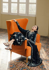 Lawn - Afrozeh - Daybreak - Printed Kari 26 - FWU#0015 - CLOUDVEIL