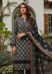 Winter - Riwaj - Printed Marina - 3 Pcs - Wool Shawl 25 - D#29