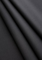 Loro Piana Tasmanian Extrafine Super 150's Wool Fabric - Black