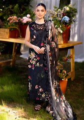 Lawn Collection - Neeshay - Summer Lines - Printkari - NP24#06 - Noir