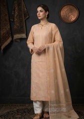 Formals - Riwaj - Fancy 26 - Ari & Mukesh Work - 2 Pcs - D#01 - Peach 1