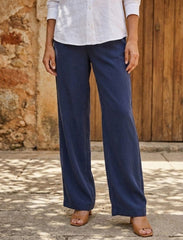 Pret - Moven - Cotton Linen Trouser - Blue