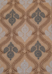 Swiss Lawn Ari Work Shawl D - 17 - L Brown