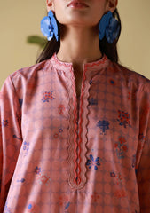 Lawn - Sahar - Mirha 26 - SS1-26-18 - Blush Cobalt