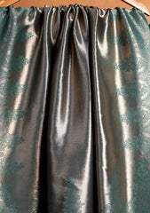 Silk Zari Jamawar Shawl D#44 - D Green