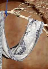 Pashmina Jamawar Scarf D#66 - M Grey