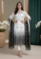 Formals - Riwaj - Imported Silk - 2 Pcs Suit - D#01 - F Green