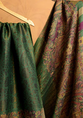 Pashmina Zari Jamawar Shawl D#08 - Golden